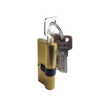 Личинка для замка 75 мм, смещенный цилиндровый механизм, AB