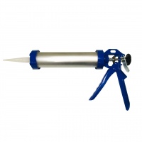Пистолет для герметика 300 мл закрытый, алюминиевый