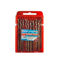 Сверла по металлу кобальтовые 5 мм, 10 шт., HSS CO, P6M5K5, "MAXIMUM" MX 10000