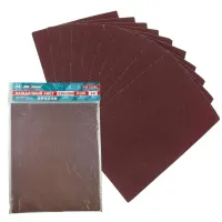 Наждачная бумага P180, 230x280 мм, 10 листов, бумажная основа, "MAXIMUM" MX 11281